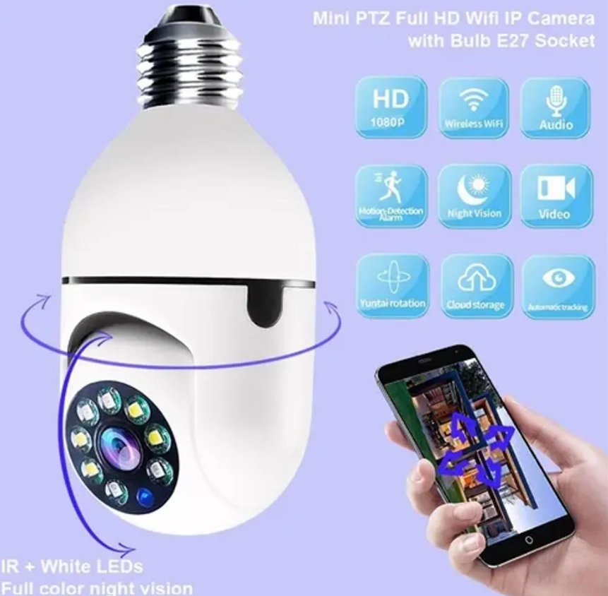 CAMARA BOMBILLO 360 WFI